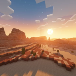 Пустыня с Minecraft Plus