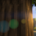 Дерево и блики