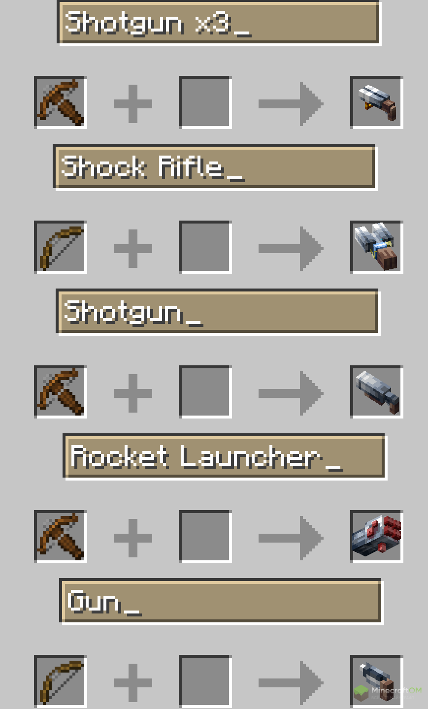 Переименование в оружия