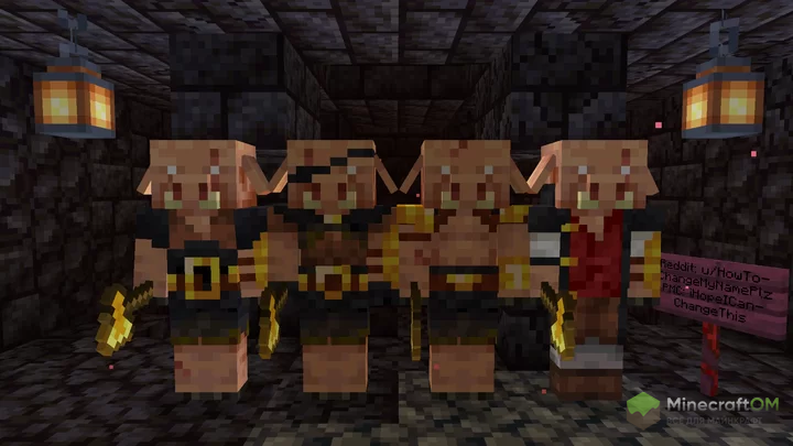 Пиглины в черной одежде