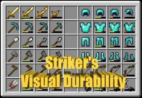 Текстуры на поломку предметов для Майнкрафт 1.15.2 / 1.14.4 (Strikers Visual Durability) Текстуры на поломку предметов для Майнкрафт 1.15.2 / 1.14.4 (Strikers Visual Durability)