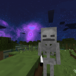 Небо и скелет