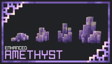 Текстуры на 3D аметисты для Майнкрафт 1.17.1 (Three Dimensional Amethyst Crystals) Текстуры на 3D аметисты для Майнкрафт 1.17.1 (Three Dimensional Amethyst Crystals)