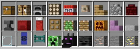 Текстуры на объемный инвентарь для Майнкрафт 1.17 / 1.16.5 (Shelf+)