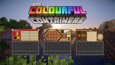 Текстурпак на новые GUI меню для Майнкрафт 1.17.1 / 1.16.5 (Colourful Containers GUI) Текстурпак на новые GUI меню для Майнкрафт 1.17.1 / 1.16.5 (Colourful Containers GUI)
