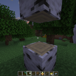 Добыча древесины топором