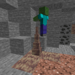 Сталактит в естественной генерации