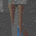 Сталактит искусственно размещенный