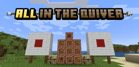 Мод на стрельбу из лука для Майнкрафт 1.18.1 (All In The Quiver) Мод на стрельбу из лука для Майнкрафт 1.18.1 (All In The Quiver)