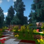 Лес с текстурами