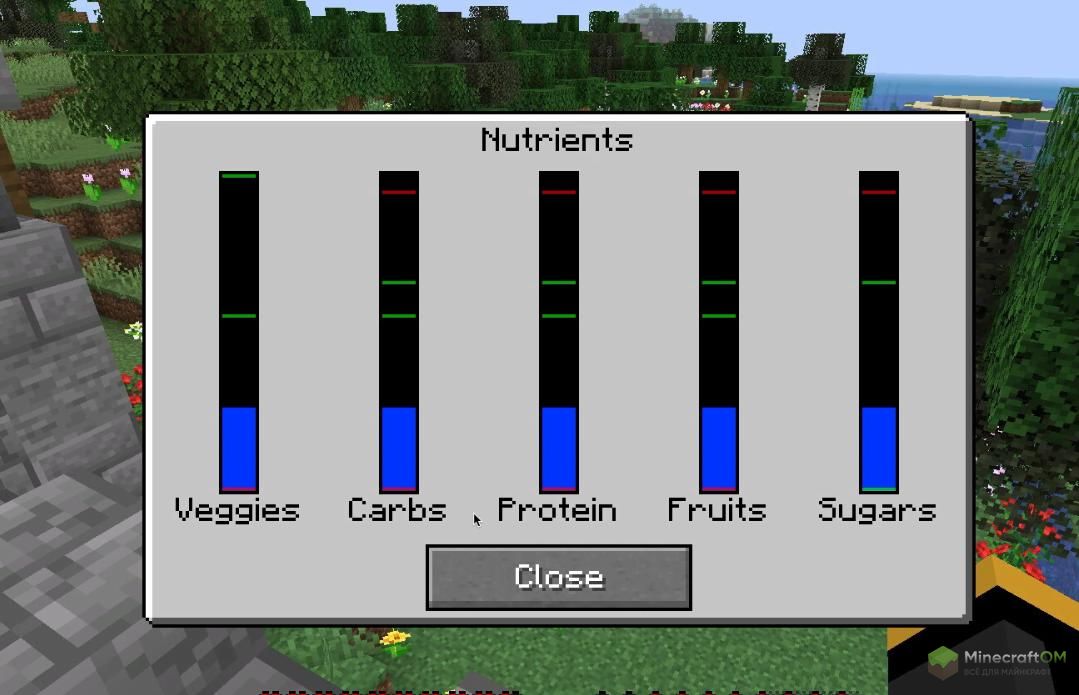 Главное меню мода