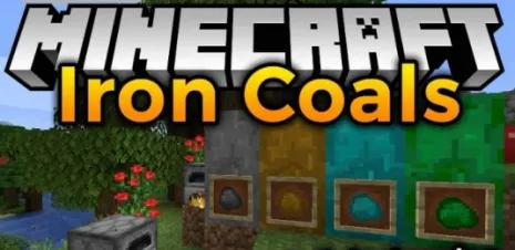 Мод на руды для Майнкрафт 1.18.1 / 1.17.1 (Iron Coals) Мод на руды для Майнкрафт 1.18.1 / 1.17.1 (Iron Coals)