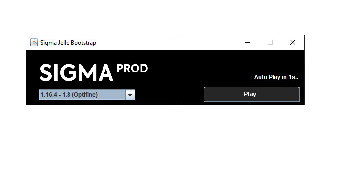 Окно выбора версии