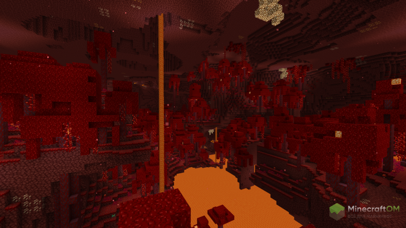 Багровый лес