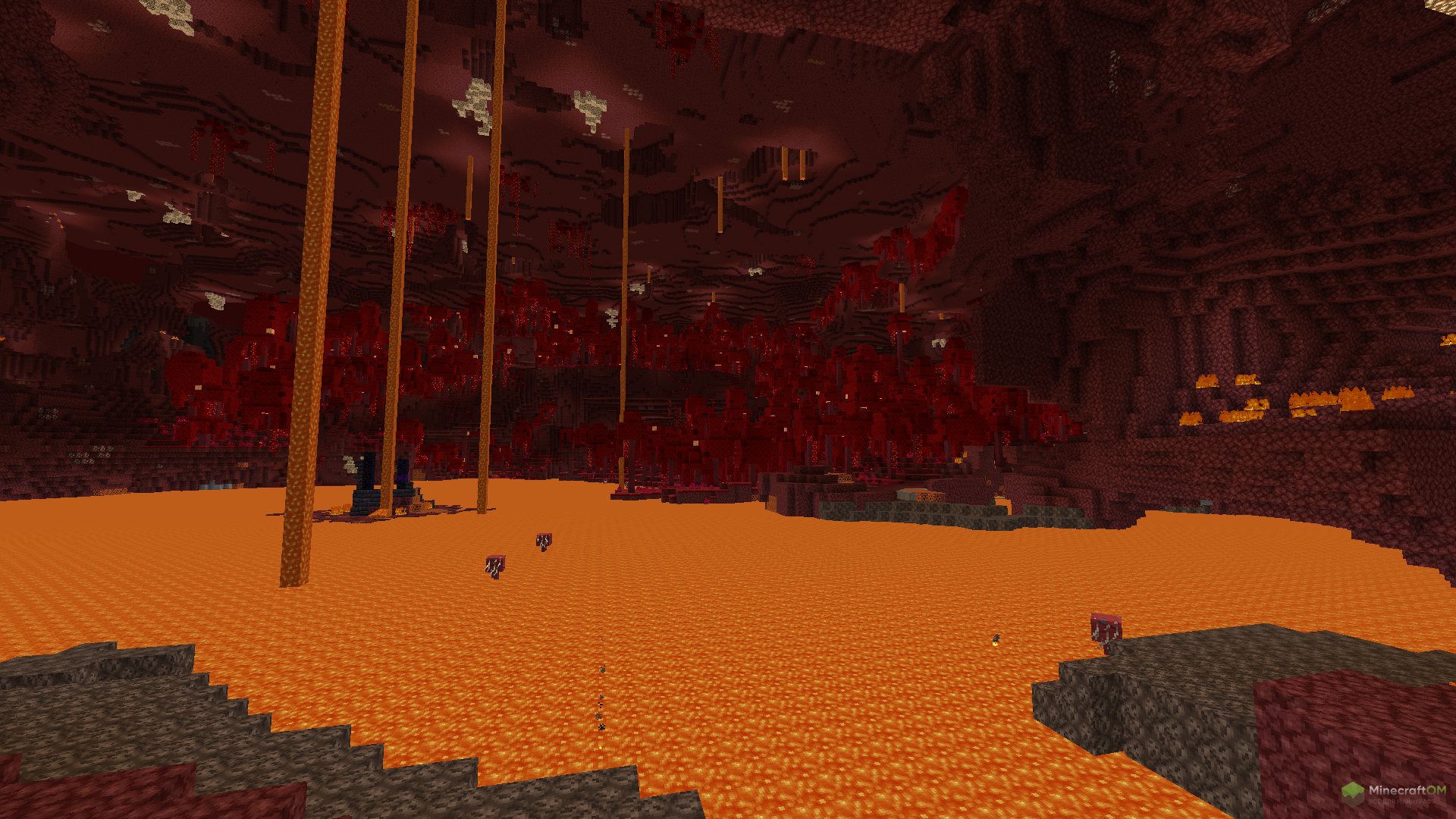 Багровый лес