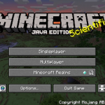 Стартовое меню в Майнкрафт 1.18.2