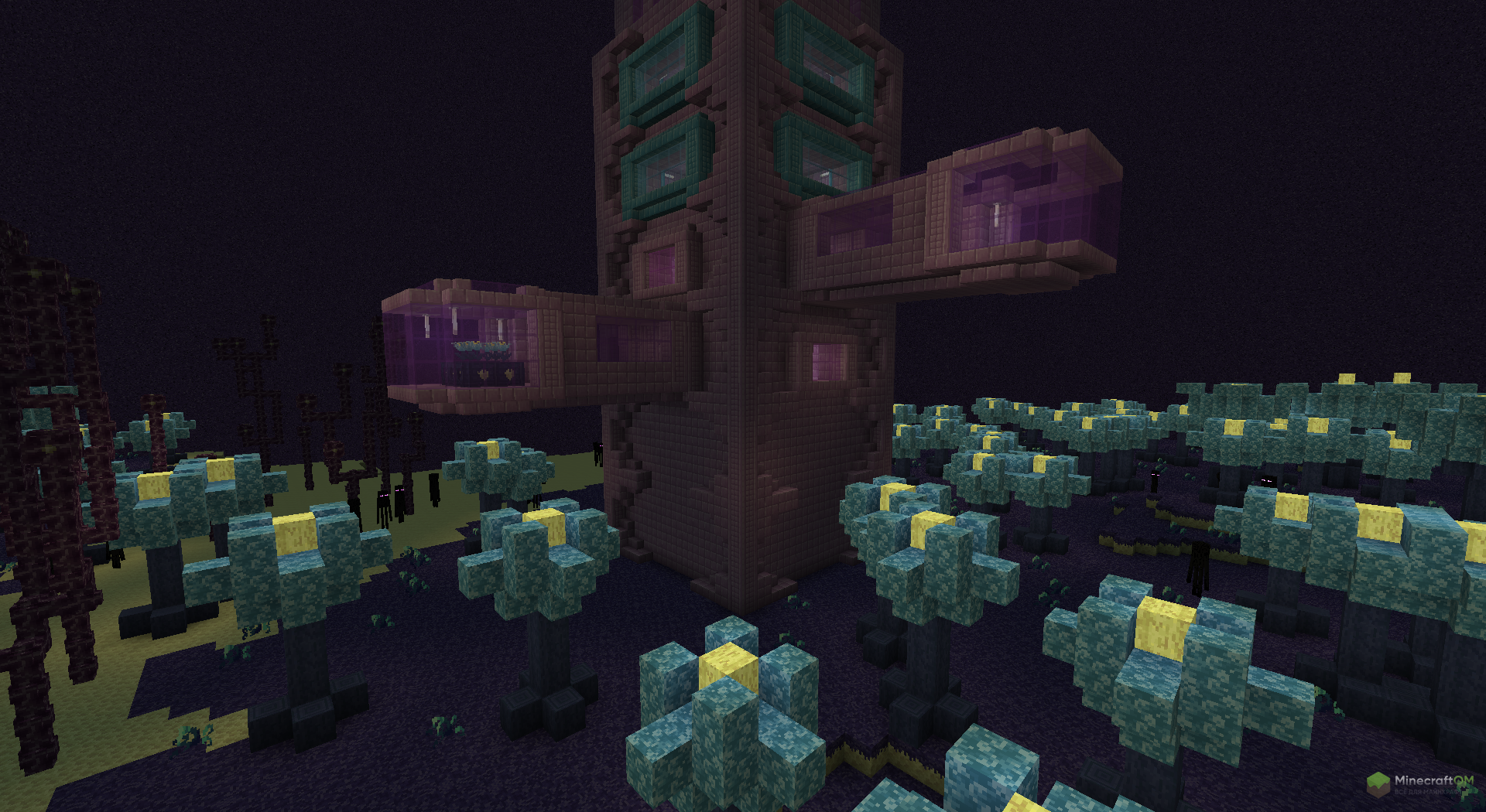 Лазурный лес и башня края