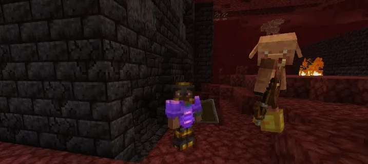 Позолоченная броня на игроке