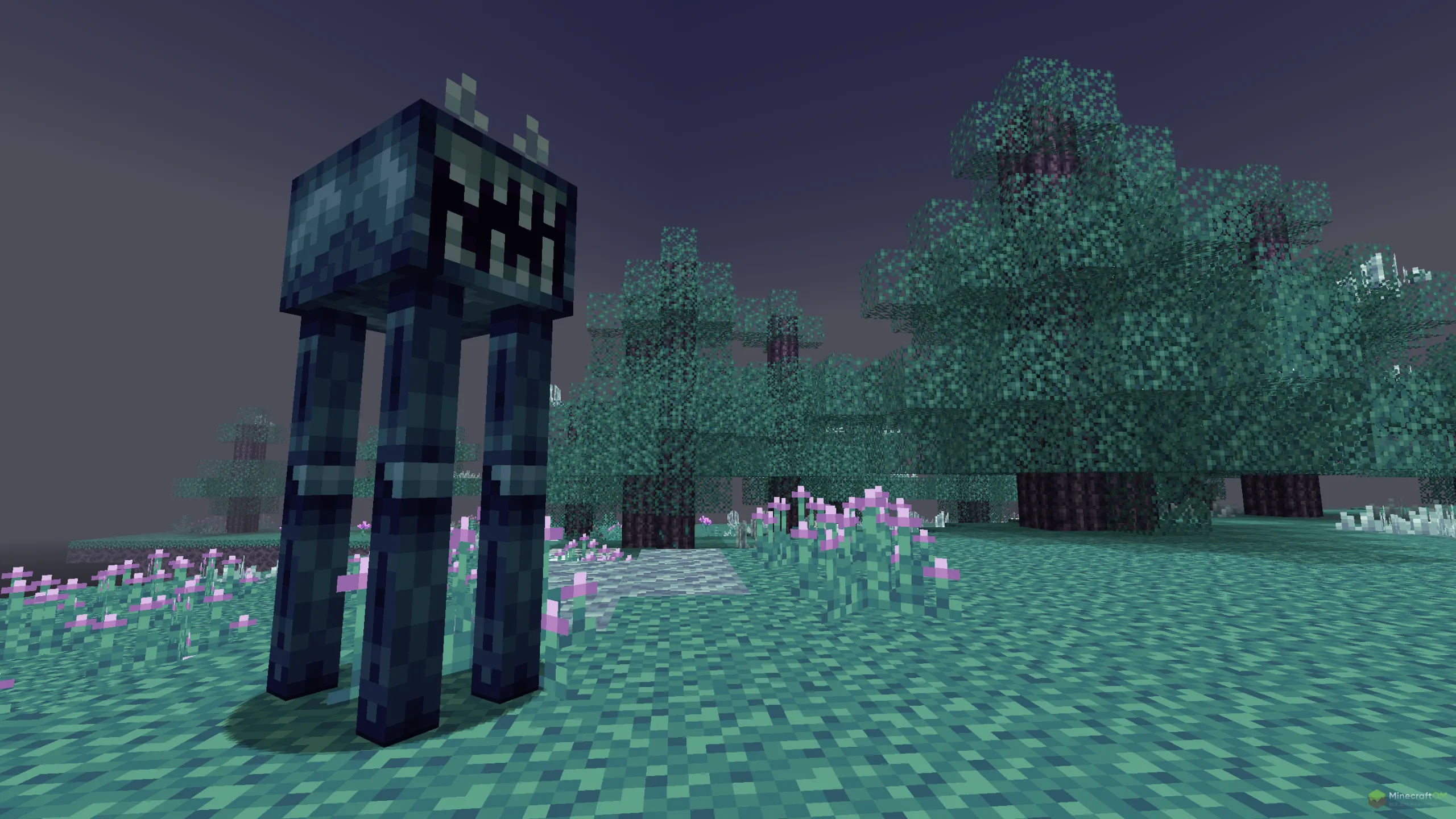 Новый моб на фоне измерения из мода Xenoclus 2