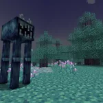 Новый моб на фоне измерения из мода Xenoclus 2