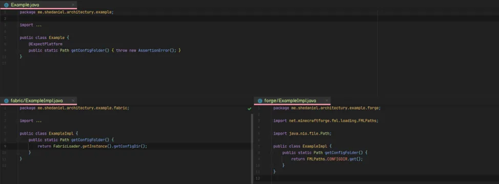 Пример работы на Java