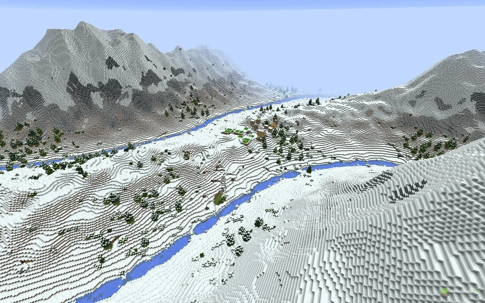 Realistic terrain generation mod