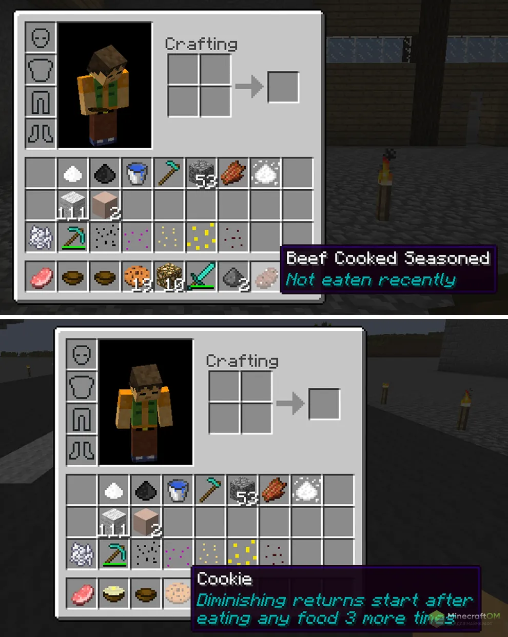 Описание еды