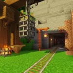 Шахта с новыми блоками