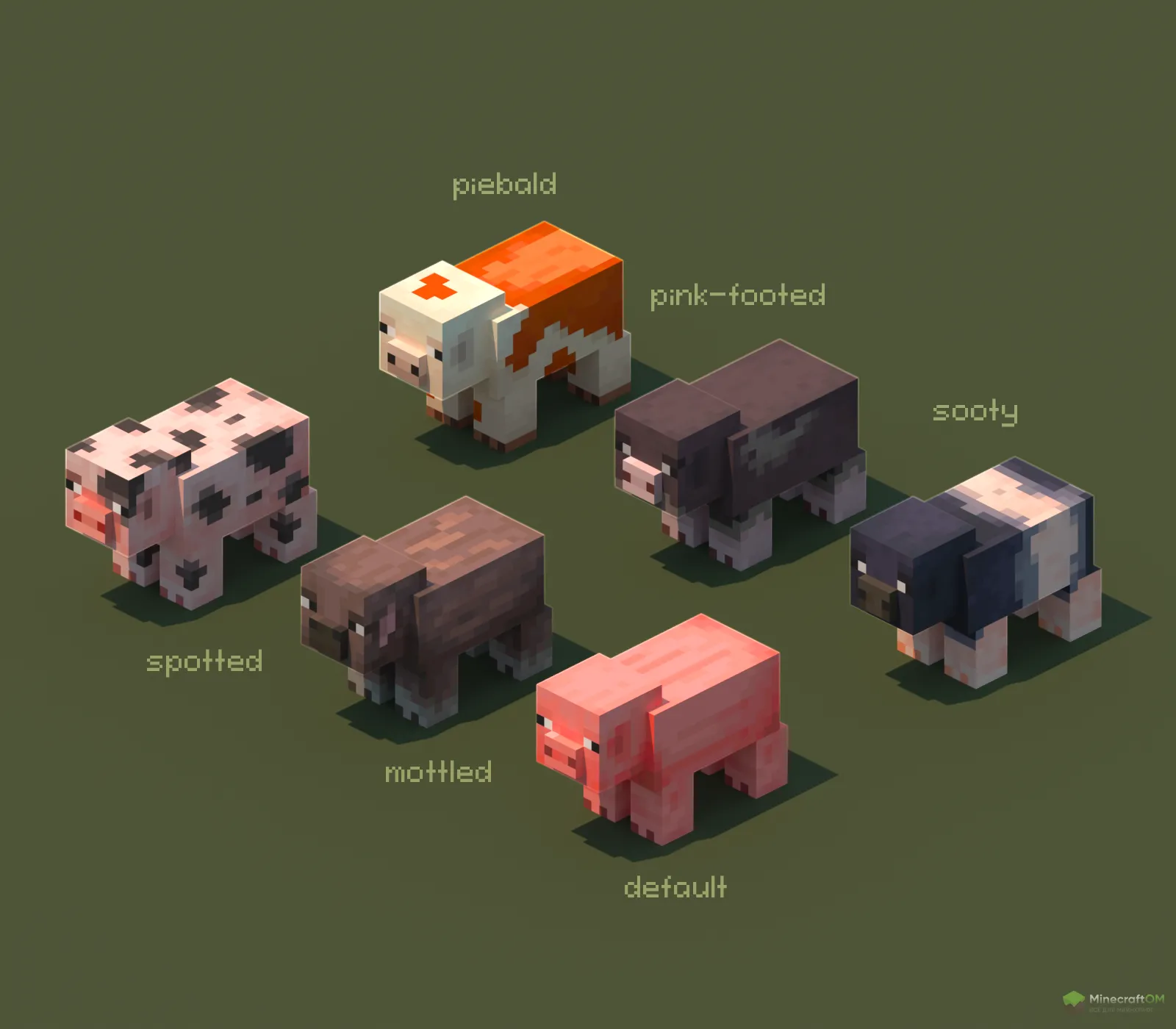 Новые виды моба свинья