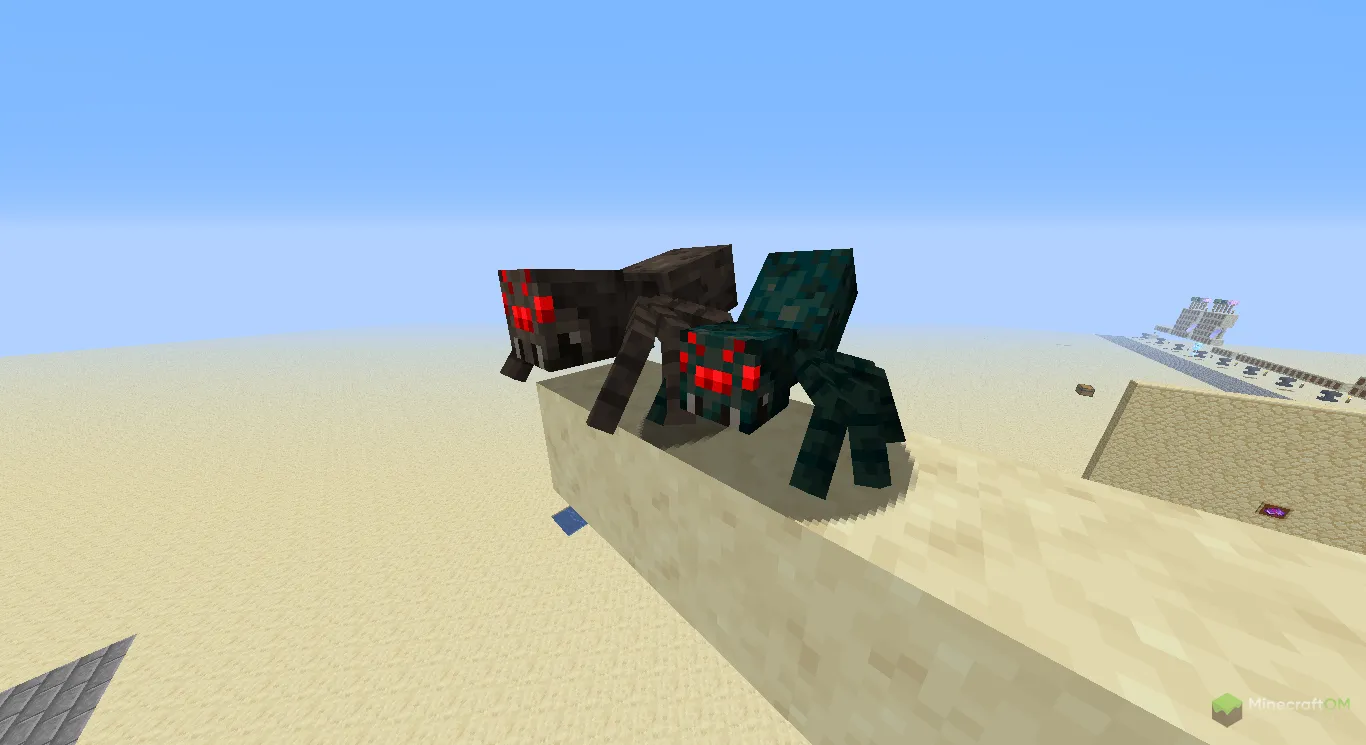 Обновлённые текстуры паука