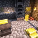 Золото в виде блоков