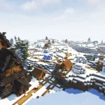 Деревня в зимнем биоме