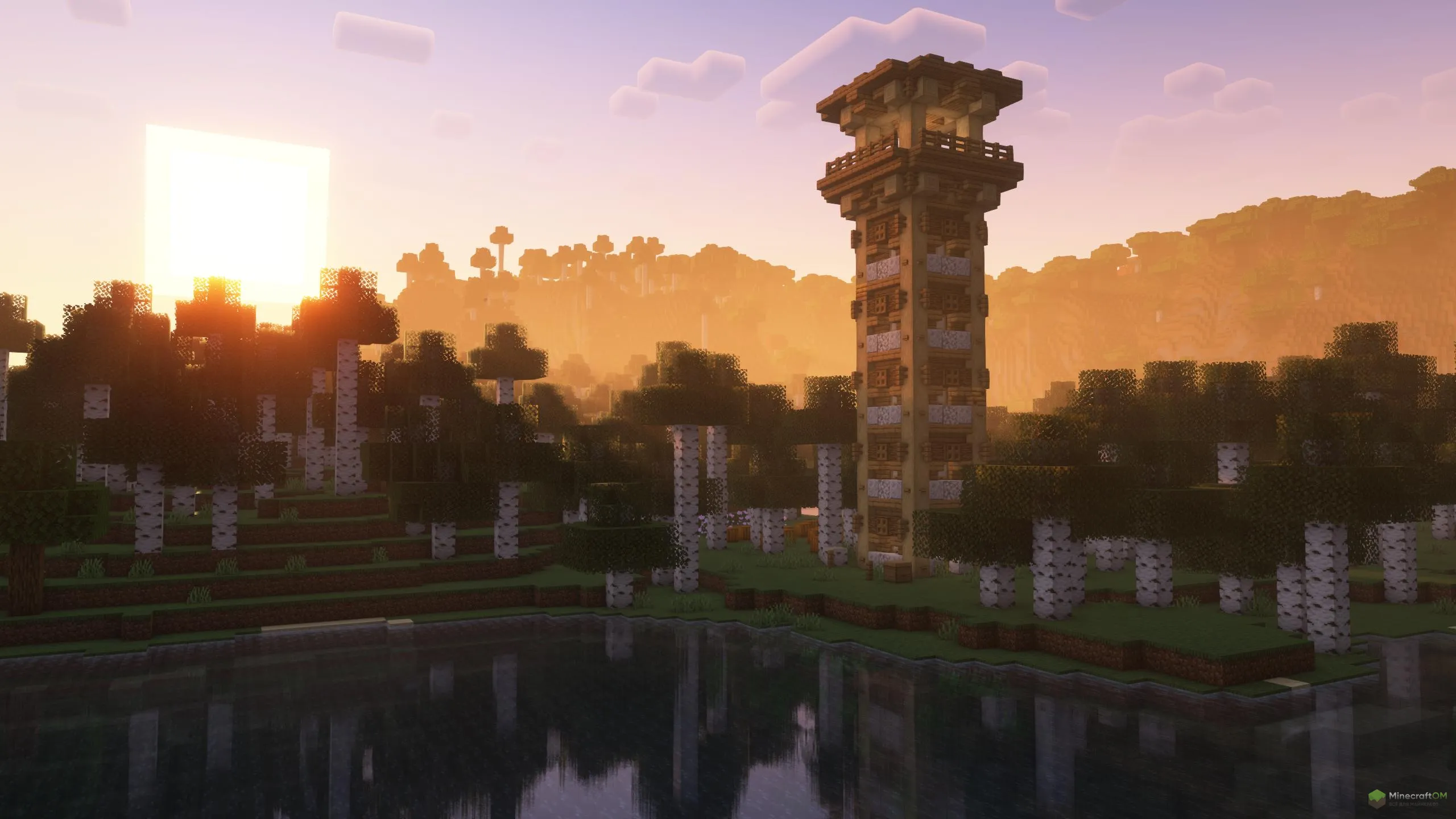 Структура в лесу