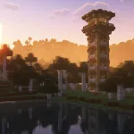 Структура в лесу