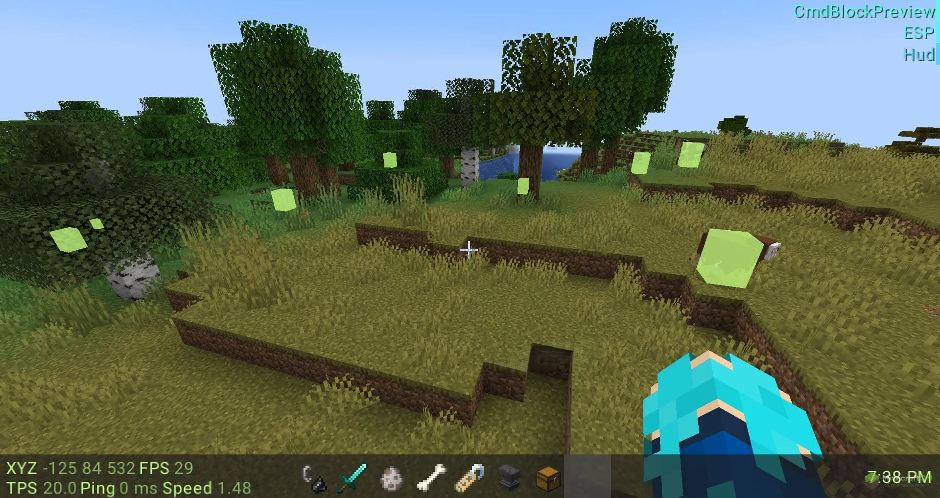 Функции чита в деле