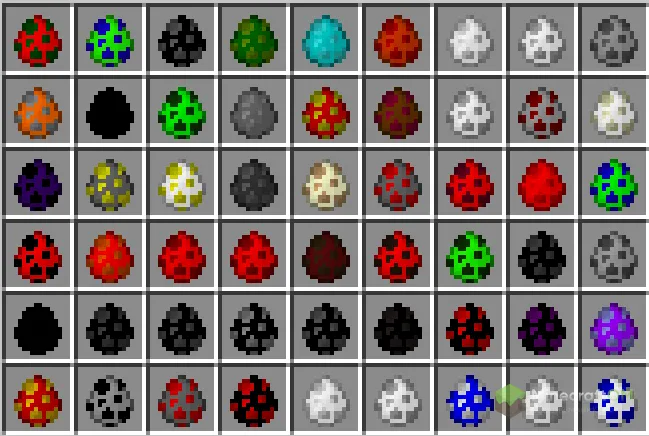 Яйца призыва новых мобов