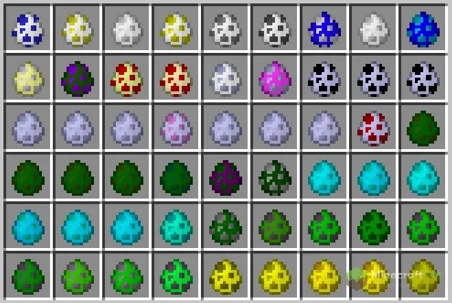 Яйца призыва новых мобов