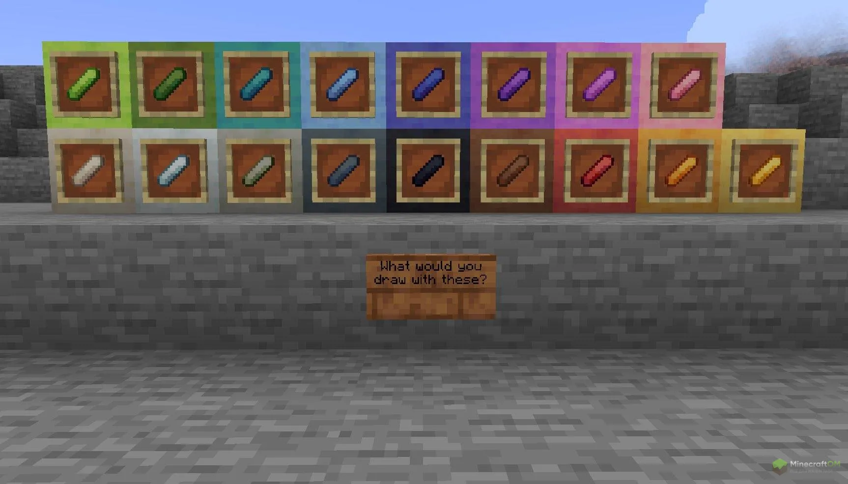 Использование меловых палочек