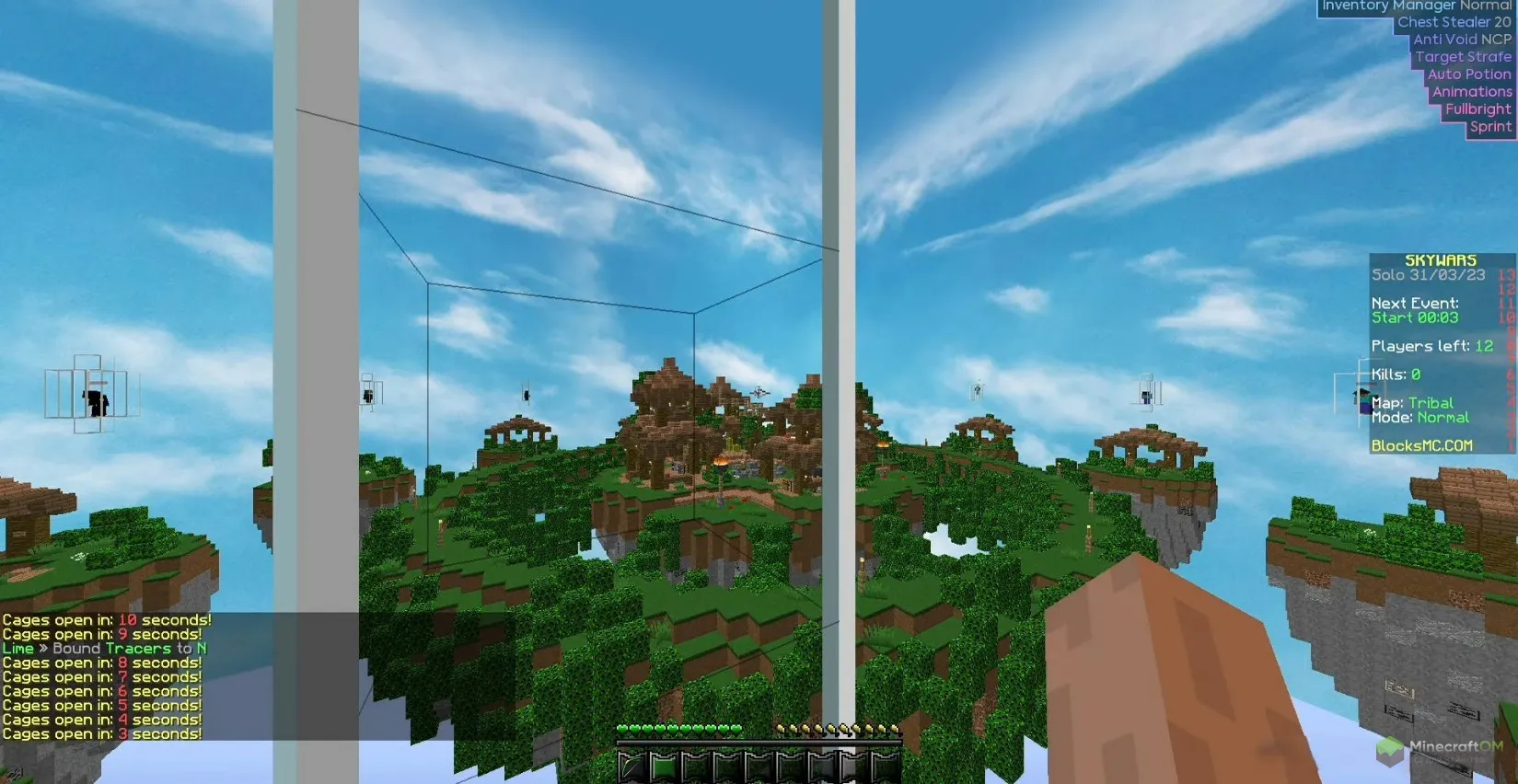 Чит в действии