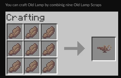 Создание старой лампы