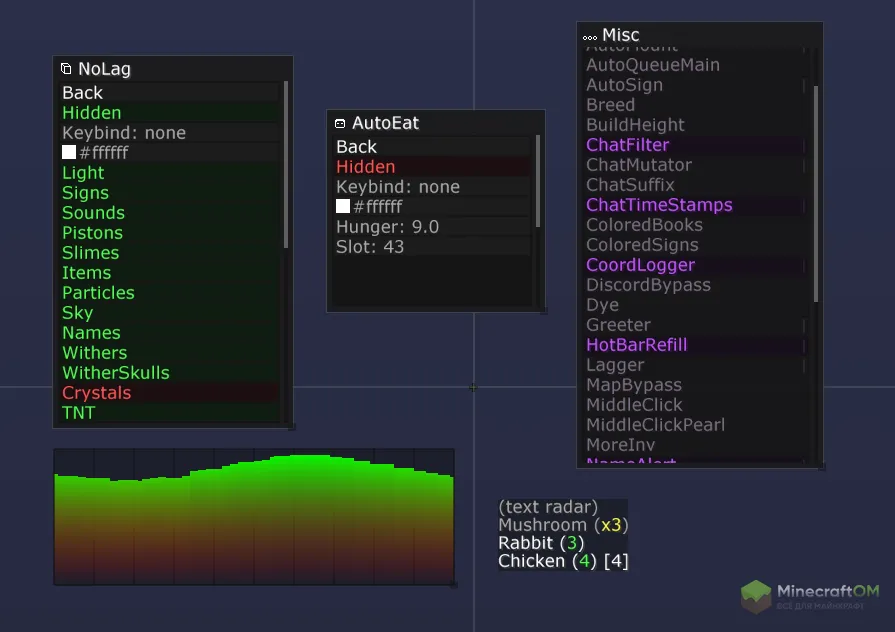 Настройка модулей