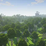лес