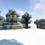 снег