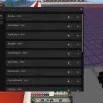 Панель с модулями