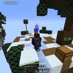 Чит в действии на сервере