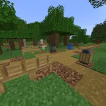 Задекорированный парк