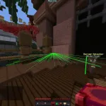 Чит в действии на сервере