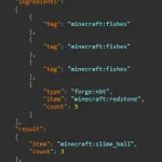 Это пример того, как можно создать рецепт в формате JSON