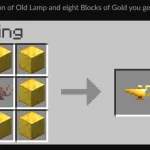 Создание золотой лампы