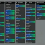 Панель с модулями